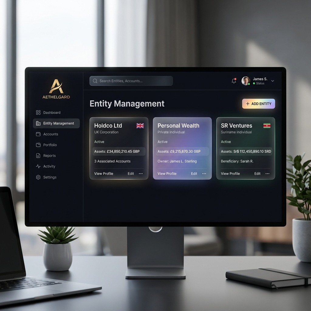 Entity management
