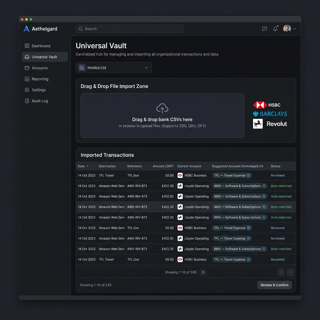Universal Vault import
